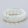 Opalite Beaded Stretch Bracelets BJEW-S137-23-1