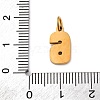 304 Stainless Steel Enamel Charms STAS-A106-01G-06-3