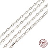 Anti-Tarnish Rhodium Plated 925 Sterling Silver Figaro Chains STER-F052-12P-3