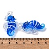 Handmade Lampwork Pendants LAMP-S068-08H-3