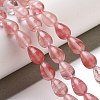 Cherry Quartz Glass Beads Strands G-B106-A01-01-2