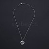 Non-Tarnish 201 Stainless Steel Pendant Necklaces NJEW-S105-JN564-40-1-2