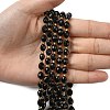 Natural Black Onyx Beads Strands G-F809-A23-01-6