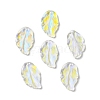 Dyed & Heated Glass Pendants X1-GLAA-B009-06H-1