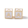 Rack Plating Brass Enamel Beads KK-B060-04G-04A-2