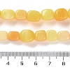 Natural Topaz Jade Beads Strands G-P497-01D-03B-5