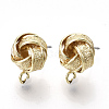 Iron Stud Earring Findings X-IFIN-T014-11G-NR-1