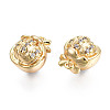 Brass Micro Pave Cubic Zirconia Charms KK-N231-239-3