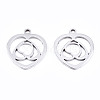 Non-Tarnish 201 Stainless Steel Pendants STAS-T044-195P-1