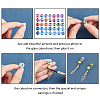 304 Stainless Steel Stud Earring Findings STAS-UN0007-95P-3