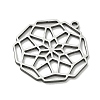 Hollow 201 Stainless Steel Pendants STAS-B136-11P-2