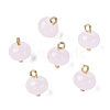 Alloy Glass Pendants GLAA-P080-03G-05-1