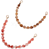 2Pcs 2 Colors Bag Chain Straps AJEW-BM0001-09-1