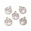 201 Stainless Steel Charms STAS-E188-10P-2