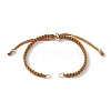 4Pcs 4 Colors Braided Nylon Cord Slider Bracelet Making AJEW-JB01235-2