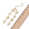 Summer Beach 304 Stainless Steel Turtle Starfish Link Chain Bracelet Making AJEW-JB01612-3