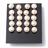 Natural Pearl Ear Studs EJEW-P223-01D-P02-3