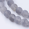 Natural Cloudy Quartz Bead Strands G-G735-81-8mm-3