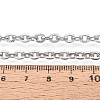 Brass Textured Cable Chains CHC-T018-29P-3