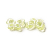 Spray Painted Transparent Acrylic Beads OACR-E015-30-3