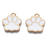 Alloy Enamel Pendants ENAM-T016-22LG-B-RS-2