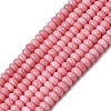 Cracked Opaque Glass Beads Strand GLAA-D306-A01-1