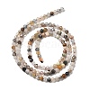Natural Black Rutilated Quartz Beads Strands G-RM241221-B24-5