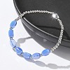 304 Stainless Steel Beads Stretch Breacelets for Women BJEW-M054-01P-02-4