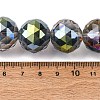 Transparent Electroplate Glass Beads Strands EGLA-N002-34H-F05-2