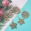 DIY Filigree Joiners Dangle Earring Making Kits DIY-TA0003-12P-7