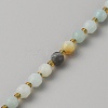 Natural Flower Amazonite Beads Strands G-WH0021-59B-2