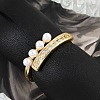 Brass Micro Pave Clear Cubic Zirconia Finger Rings for Women RJEW-R011-08G-02-2