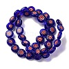 Handmade Millefiori Lampwork Beads Strands LAMP-G164-04F-2