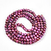 Baking Paint Glass Beads Strands X-DGLA-N003-6mm-B03-3