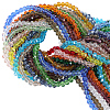 16 Strands 16 Colors Glass Beads Strands EGLA-PA0001-37B-1