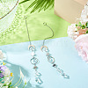 Glass Hanging Suncatchers HJEW-TADJ0005-3