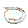 Synthetic Imperial Jasper Dyed Beads Strands G-D077-C01-11-3