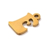 201 Stainless Steel Charms STAS-U016-01G-E-2