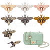   6Pcs 6 Colors Zinc Alloy Twist Bag Lock Purse Catch Clasps FIND-PH0007-29-1