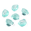 Transparent Spray Painted Glass Beads GLAA-N035-033-C02-2