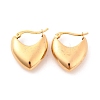 PVD Vacuum Plating 304 Stainless Steel Chunky Heart Hoop Earrings for Women EJEW-F280-11G-1