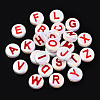 UV Plating Enamel Acrylic Beads PACR-N015-01F-2