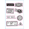 Air Mail Stamp Theme Silicone Clear Stamps GUQI-PW0001-206-2