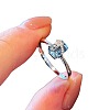 925 Sterling Silver with Cubic Zirconia Finger Rings FS-WGFD4D7-01-4