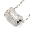 Ion Plating(IP) 304 Stainless Steel Pendants Necklace for Women NJEW-A027-05P-1