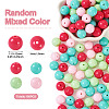 Opaque Acrylic Beads OACR-TAC0014-06F-4