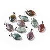 Natural & Synthetic Mixed Gemstone Pendants G-B041-03P-2