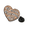 Inspirational Word OHE MENTAL BREAKDOWN LATER Alloy Enamel Pins Broochs JEWB-R023-03D-2