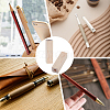 Unfinished Wood Drilled Short Pen Blanks WOOD-WH0064-09-6