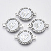 Alloy Enamel Links Connectors ENAM-TAC0003-01S-04V-1